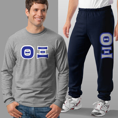 Theta Xi Long-Sleeve and Sweatpants, Package Deal - TWILL