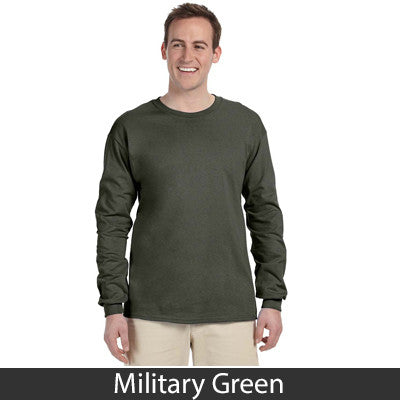 Theta Chi Long-Sleeve Shirt, 2-Pack Bundle Deal - Gildan 2400 - TWILL