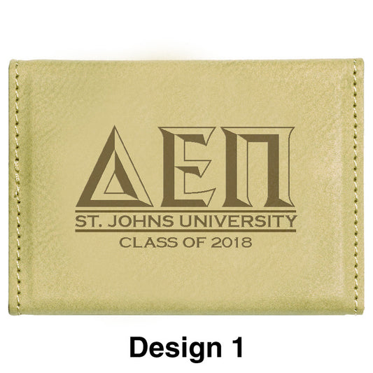 Custom Greek Graduation Hard Business Card Holder - GFT183 - LZR