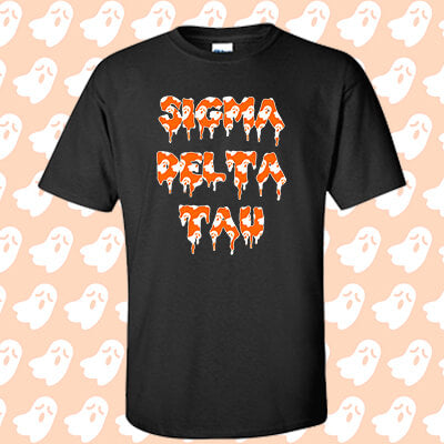 Greek Limited Edition Halloween Ghost T-shirt - Gildan 5000 - DIG