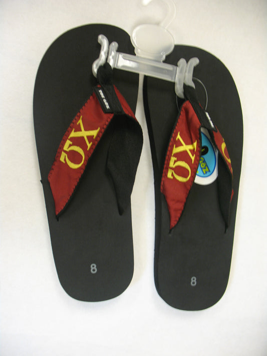 Chi Omega Toe Goz Flip Flops