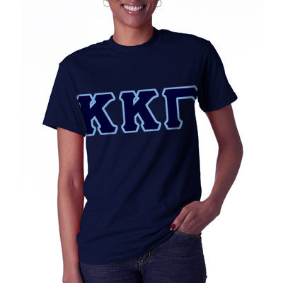 desinfecteren hart Dag Kappa Kappa Gamma Sorority Letter T-Shirt Greek Clothing – Something Greek