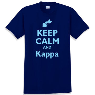 Raffinere telefon Umeki Keep Calm and Kappa Sorority Printed T-Shirt Greek Merchandise – Something  Greek