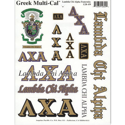 Lambda Chi Alpha Multi-Cal Stickers