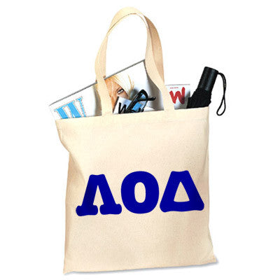 Lambda Omicron Delta Budget Tote, Printed Letters - 825 - CAD