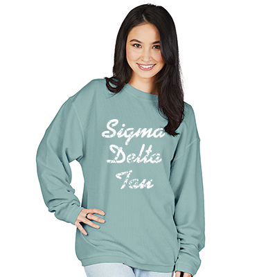 Sorority hot sale corded sweatshirt