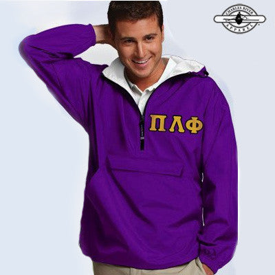 Pi Lambda Phi Pullover Jacket - Charles River 9905 - TWILL