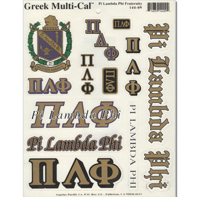 Pi Lambda Phi Multi-Cal Sticker