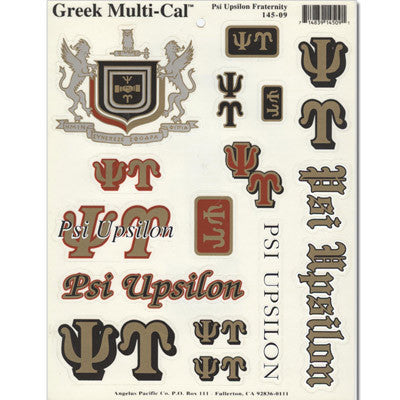 Psi Upsilon Multi-Cal Sticker