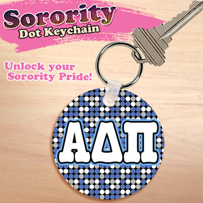 Alpha Delta Pi Dot Keychain - UN4411