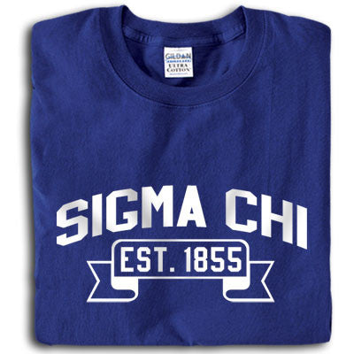 Medicinsk vedholdende noget Sigma Chi Vintage Football Printed T-Shirt - Greek Attire and Gear –  Something Greek