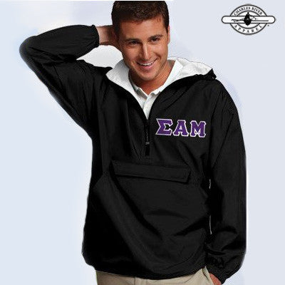 Sigma Alpha Mu Pullover Jacket - Charles River 9905