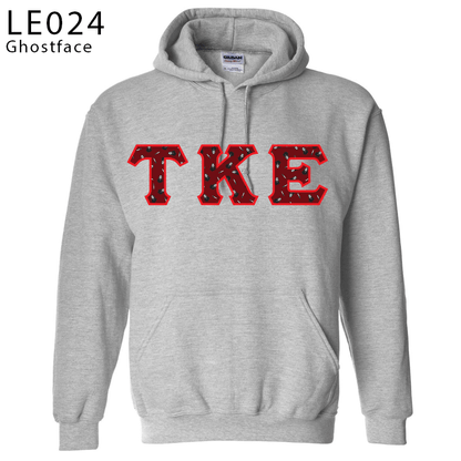 Greek Halloween Lettered Hooded Sweatshirt - G18500 - DIG