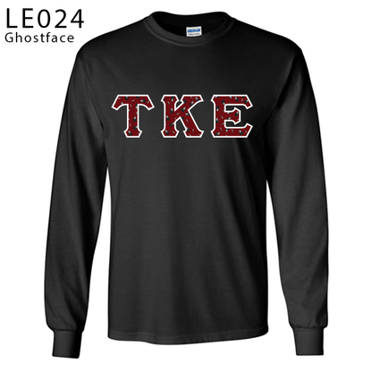 Greek Halloween Lettered Long-Sleeve Shirt - G2400 - DIG