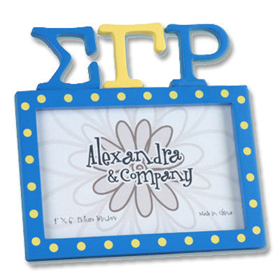 Sigma Gamma Rho Letter Photo Frame - Clearance