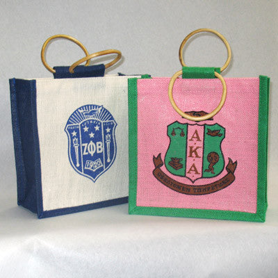 Divine 9 Burlap Bags