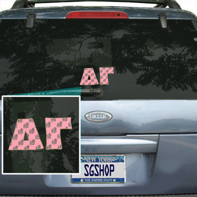 Delta Gamma Mascot Car Sticker