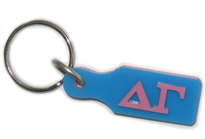 Delta Gamma Paddle Keychain - Craftique cqSPK