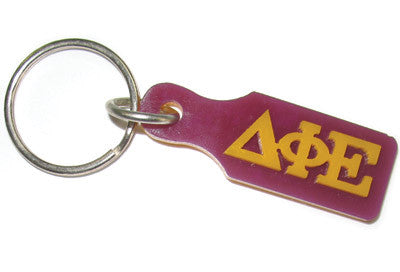 Delta Phi Epsilon Paddle Keychain - Craftique cqSPK