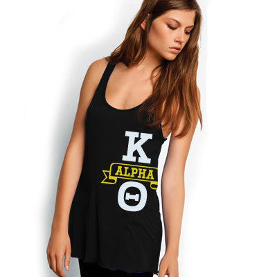 Kappa Alpha Theta Printed Flowy Bella Tank - Bella B8800 - CAD