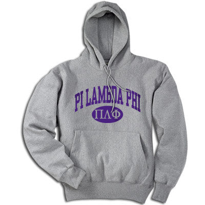 Pi Lambda Phi Hoodie, Printed Vertical Arc Design - G185 - CAD