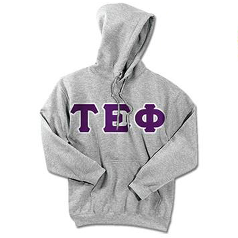 Tau Epsilon Phi Standards Hooded Sweatshirt Greek Clothing and Apparel