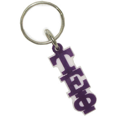 Tau Epsilon Phi Letter Keychain - Craftique cqMGLA